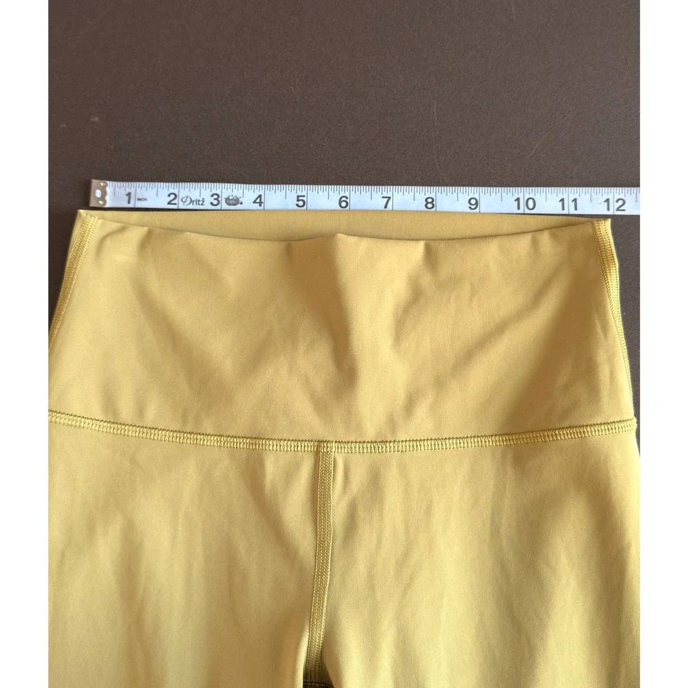 Lululemon Leggings Women's Green Active Workout Gym Stretch Compression Size‎ 6
